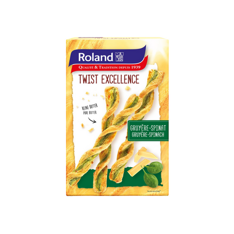 Roland Twist Gruyere Spinach 100g