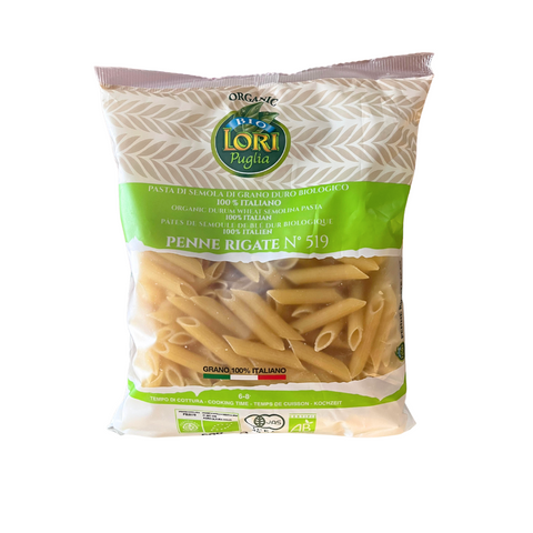 Pasta Lori Organic Bio Penne Rigate 500g