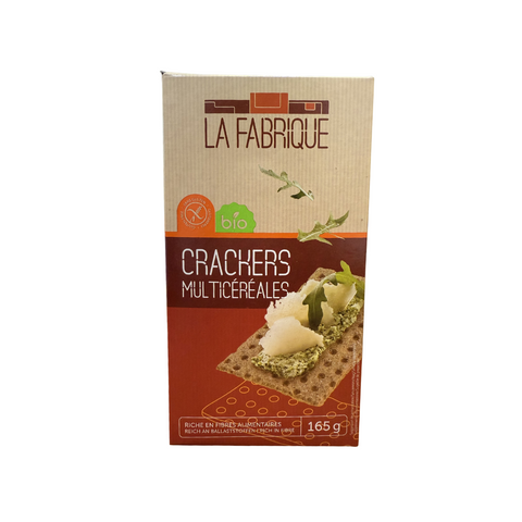 La Fabrique Multicereal Organic Crackers Gluten-free Bio 165g