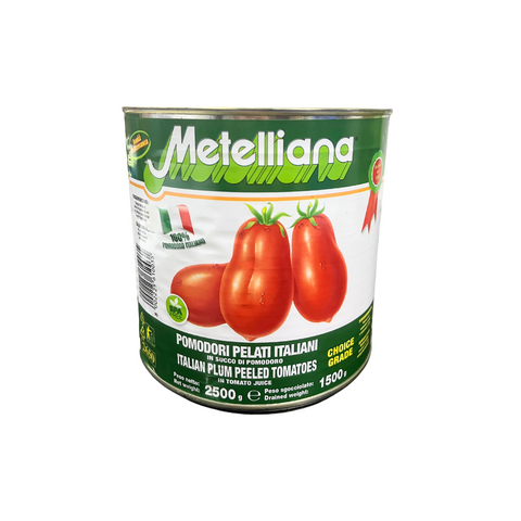 Metelliana Whole Peeled Tomatoes 2.5kg