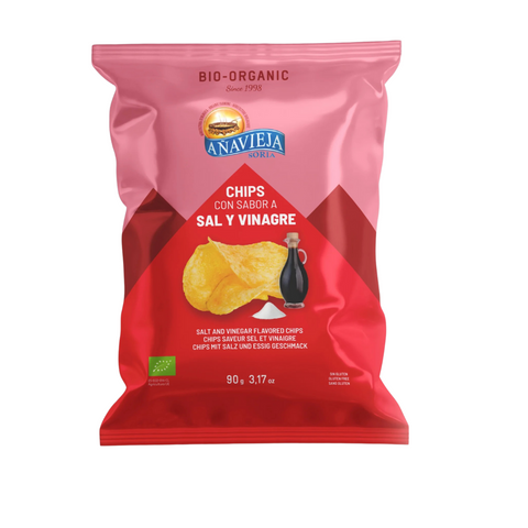 Añavieja Potato Chips Organic with Salt and Vinegar 90g