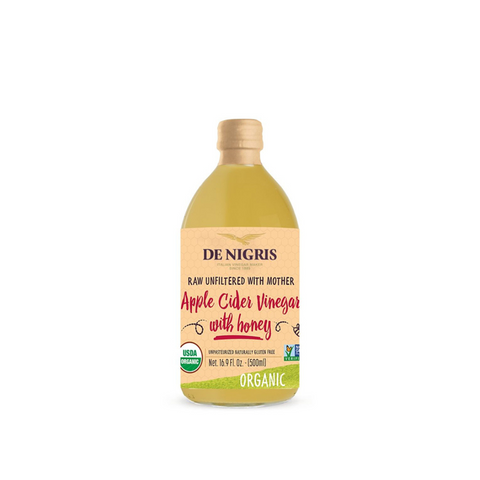 De Nigris Organic Apple Cider Vinegar with Honey 500ml