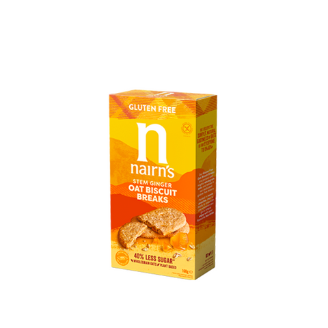 Nairn's Gluten-free Stem Ginger Oat Biscuit Breaks 160g