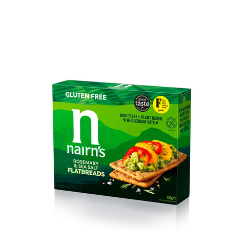 Nairn's Gluten-free Rosemary & Sea Salt Flatbreads 150g